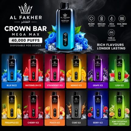Al Fakher Crown Bar Mega Max 40000 Puffs